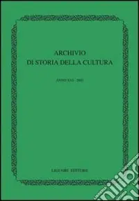 Archivio di storia della cultura (2003) Affare