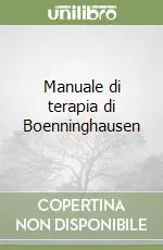 Prezzo Di Fabbrica Manuale di terapia di Boenninghausen