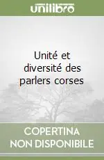 Unité et diversité des parlers corses Reso Gratuito
