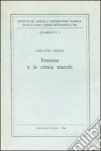 Fontane e la critica teatrale Offerta Lampo