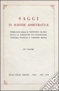 Promozione Saggi in scienze assicurative. Vol. 3
