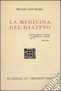 La medicina del delitto Spedito Oggi