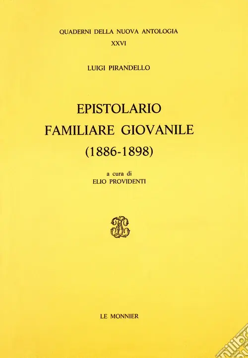 Promozione Epistolario familiare giovanile (1886-1898)