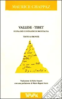 Offerta Limitata Vallese-Tibet. Icona dei contadini di montagna. Testo a fronte