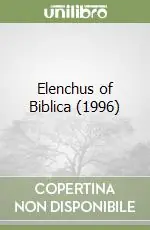 Elenchus of Biblica (1996) A Buon Prezzo