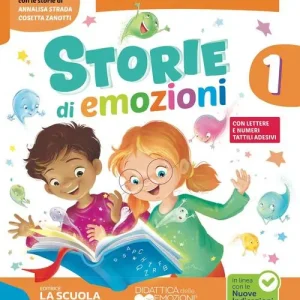 Storie di emozioni. Con Metodo Maiuscolo, Quaderno di Scrittura stampato e corsivo, Letture e Grammatica, Quaderno CreATTIVO, Matematica e Informatica con eserciziar Offerta Del Giorno
