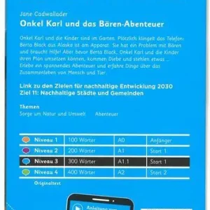 Onkel Karl und das Bären-Abenteuer. A1.1. Con File audio per il download Sconto