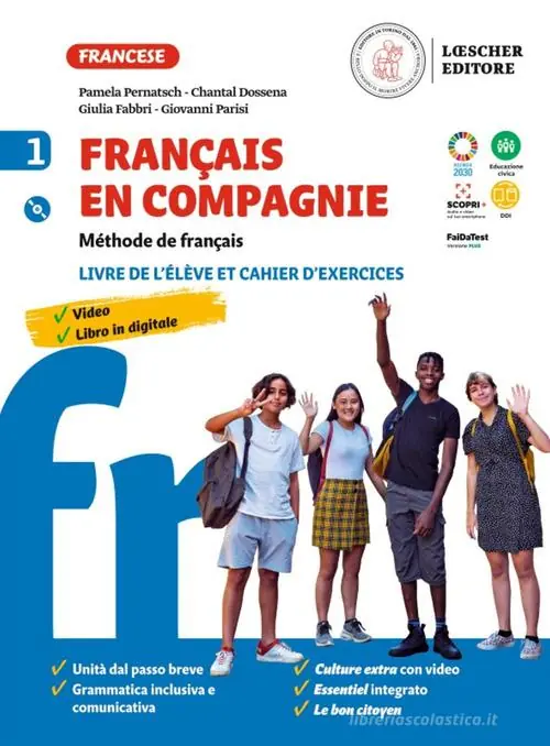 Occasione Imperdibile Français en compagnie. Méthode de français. Livre de lélève et cahier d‘exercice. Avec Grammaire en compagnie. Per la Scuola media. Con e-book. Con espansione online vol. 1
