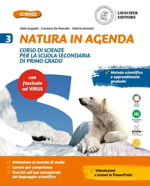 Natura in agenda. Con fascicolo virus. Per la Scuola media. Con e-book. Con espansione online vol. 3 Compra Online