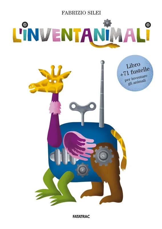 L‘inventanimali Libro + 71 fustelle per inventare gli animali Direttamente Dal Produttore