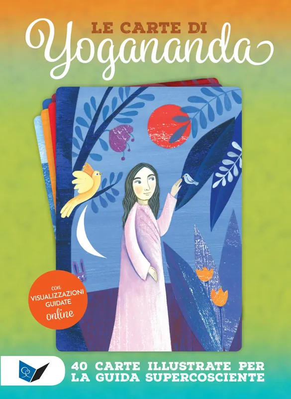 Direttamente Dal Produttore Le carte di Yogananda – Cofanetto con carte e libretto 40 carte illustrate per la guida supercosciente
