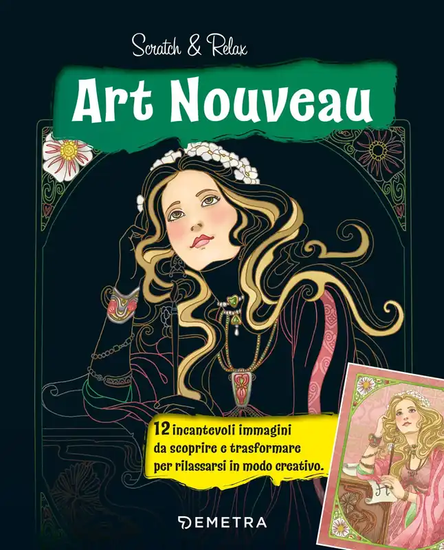 Art nouveau 12 incantevoli immagini da scoprire e trasformare per rilassarsi in modo creativo Solo Oggi