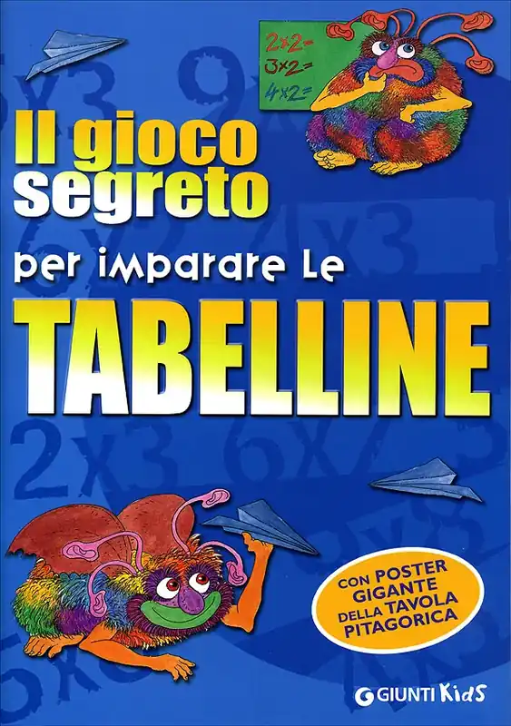Ultime Pezzi Il gioco segreto per imparare le tabelline Con poster gigante della tavola pitagorica