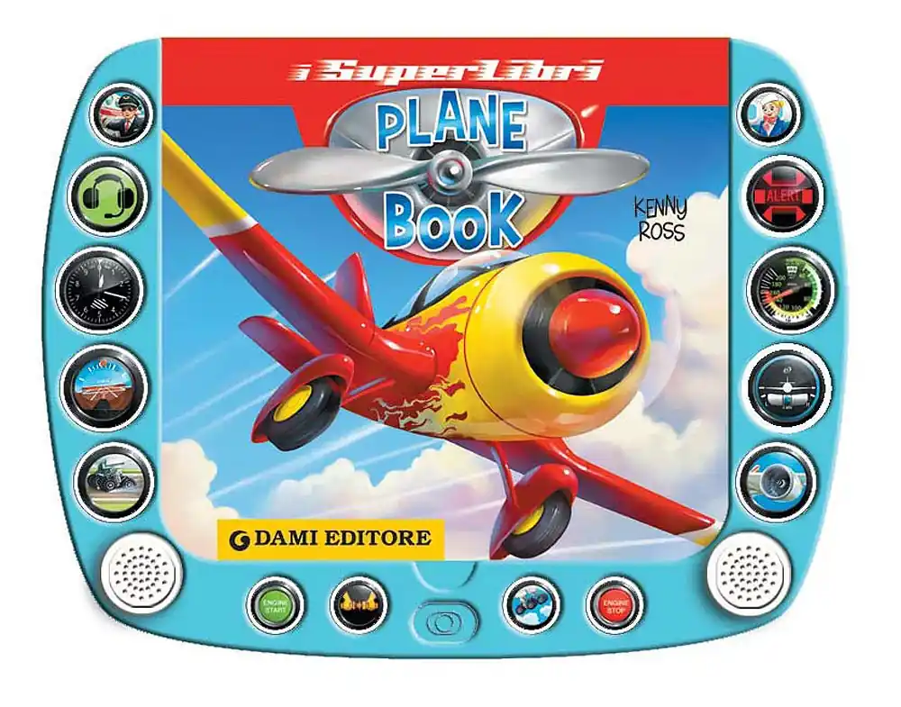 Occasione Imperdibile Plane Book Con 14 pulsanti sonori