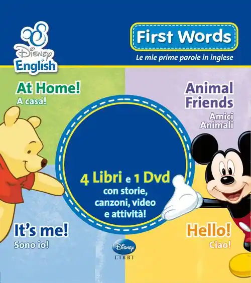 Spedito Oggi First words. Le mie prime parole in inglese. Ediz. bilingue. Con DVD