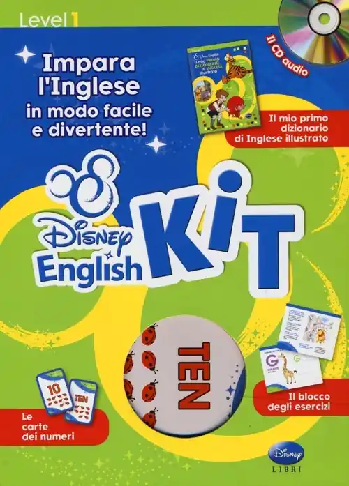 Prezzo Ridotto Disney english kit. Impara l‘inglese in modo facile e divertente! Ediz. bilingue. Con CD Audio