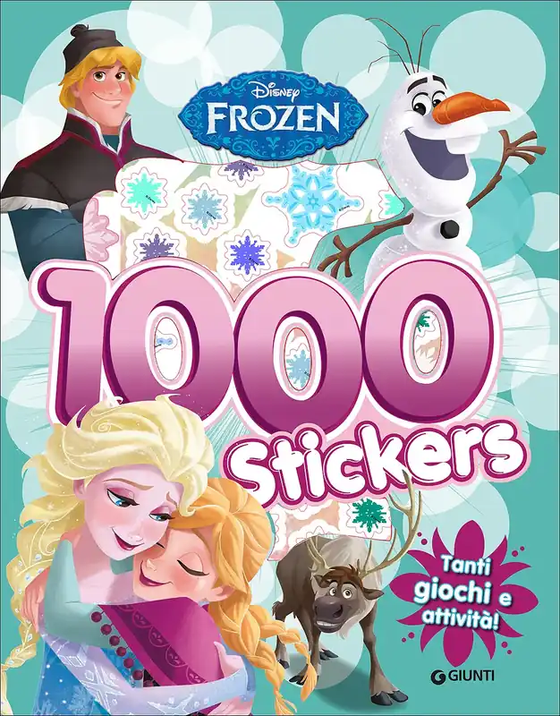500/1000 Stickers - Frozen. 1000 Stickers Tanti giochi e attività! Ultimissimo Modello