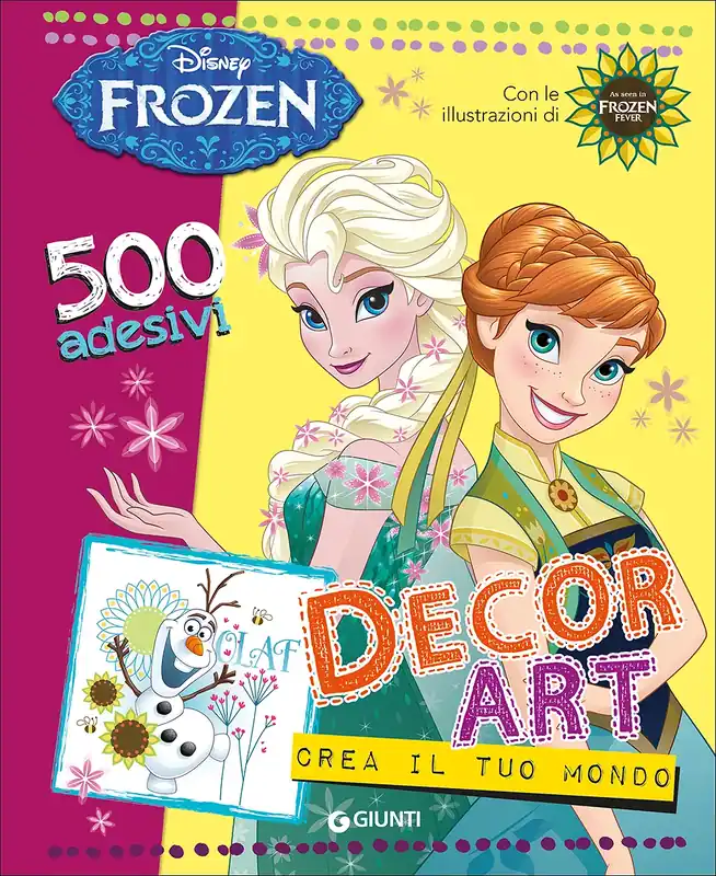 Decor Art - Frozen Crea il tuo mondo - 500 adesivi Vendita Finale