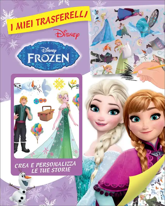 I miei trasferelli - Frozen Crea e personalizza le tue storie Quantità Limitata