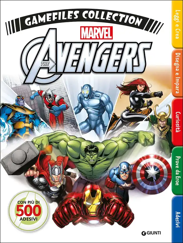 Avengers - Gamefiles Collection Con più di 500 adesivi Offerta