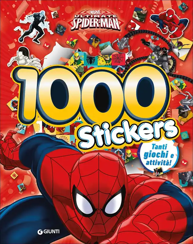 Promo Stagionale 500/1000 Stickers - Ultimate Spider-Man. 1000 Stickers Tanti giochi e attività!