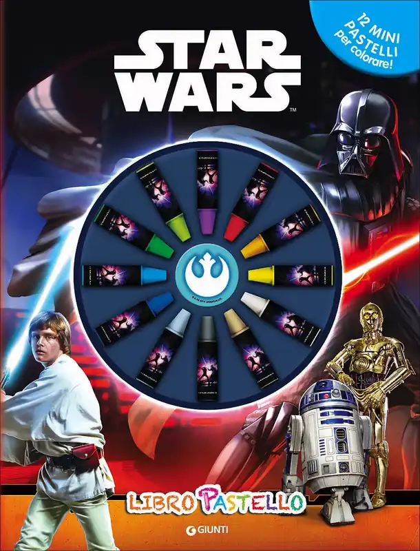 Direttamente Dal Produttore Libro Pastello - Star Wars 12 mini pastelli per colorare!