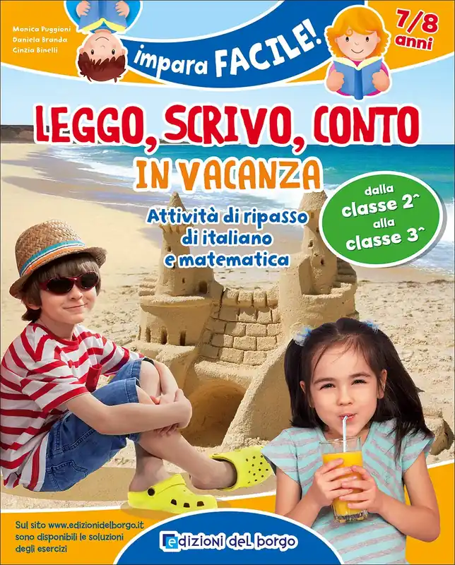 Leggo scrivo conto in vacanza - 7/8 anni Attività di ripasso di italiano e matematica A Buon Prezzo