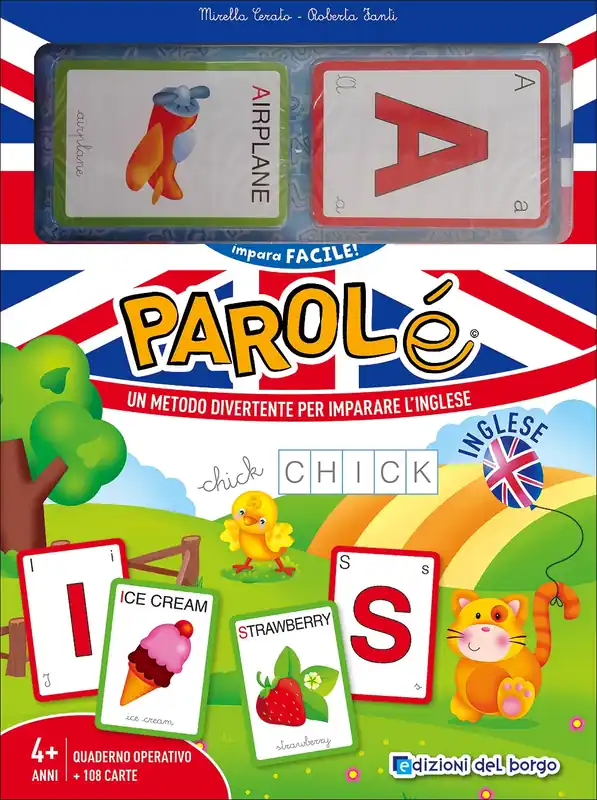 Ultimissimo Modello Parolé inglese Un metodo divertente per imparare l‘inglese - Quaderno operativo + 108 carte