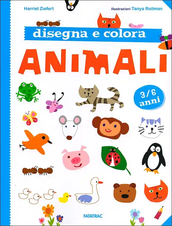 Spedizione Espresso Disegna e colora Animali 3/6 anni