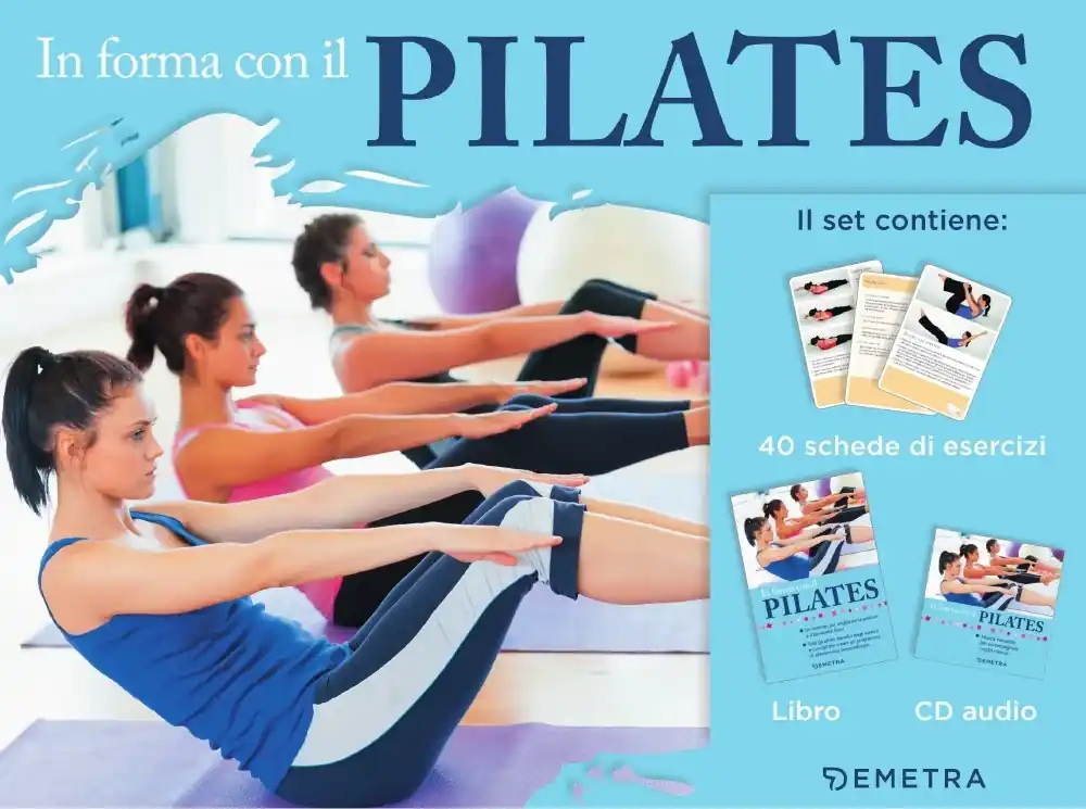 Must-Have In forma con il Pilates + CD audio Il set contiene 40 schede di esercizi, libro, CD audio