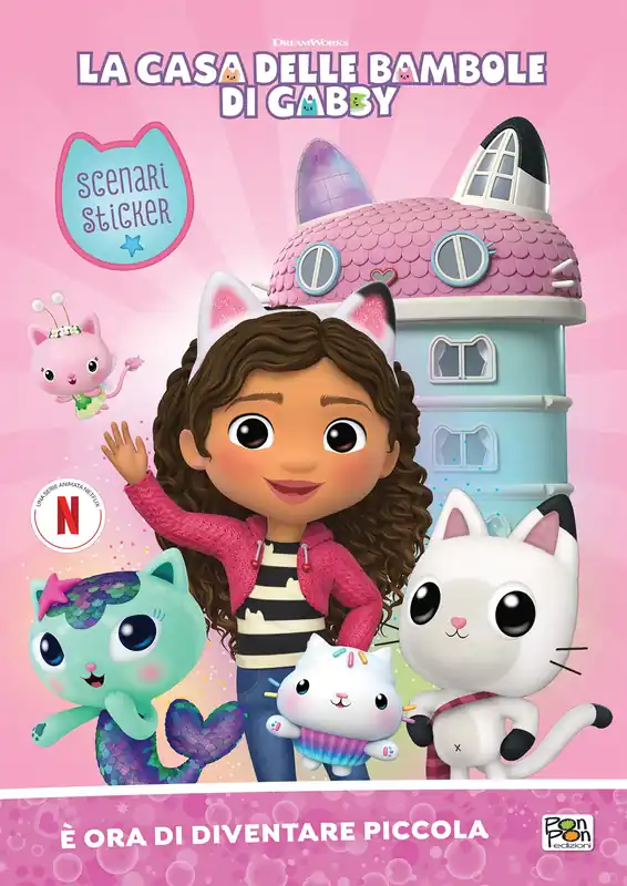 La Casa delle Bambole di Gabby. Scenari sticker. È ora di diventare piccola Promo Stagionale