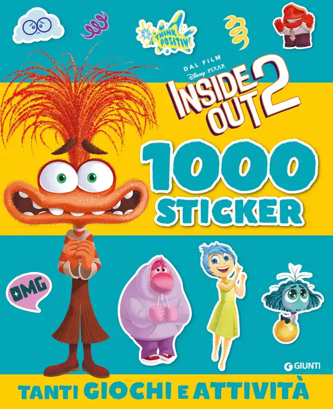 Pagamento Sicuro 1000 Sticker Inside Out 2 Tanti giochi e attività