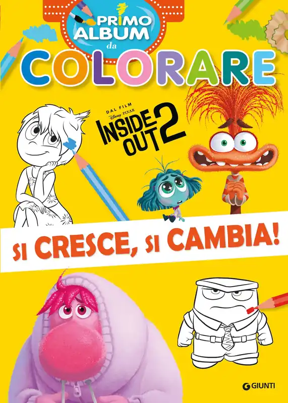 Inside Out 2 Primo album da colorare Si cresce, si cambia! Novità