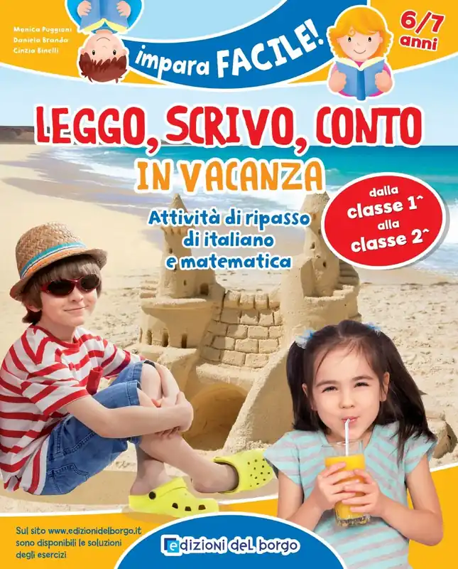 Scelto Dai Clienti Leggo scrivo conto in vacanza - 6/7 anni Attività di ripasso di italiano e matematica
