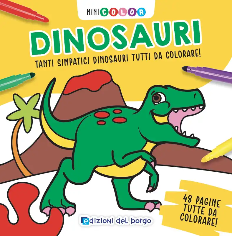 Dinosauri Tanti simpatici dinosauri tutti da colorare Prezzo Ridotto