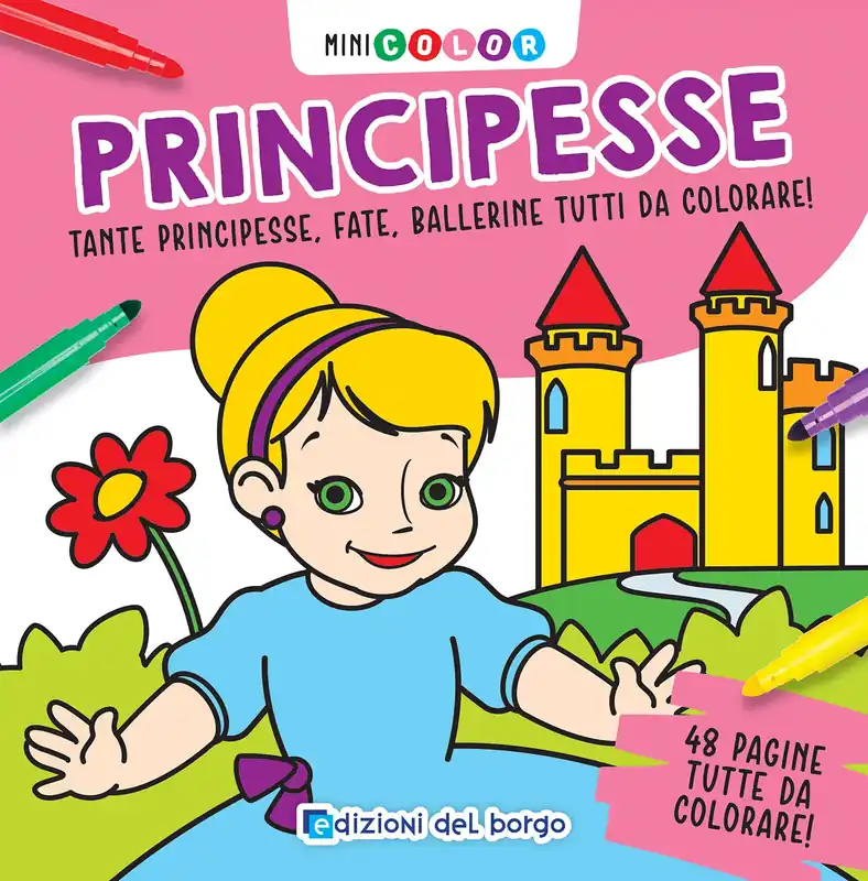 Subito Disponibile Principesse Tante fate, principesse, ballerine tutte da colorare