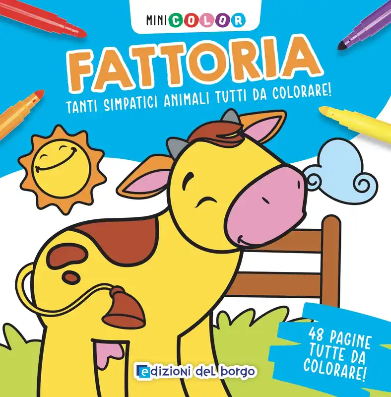 Fattoria Tanti simpatici animali tutti da colorare Promozione Esclusiva