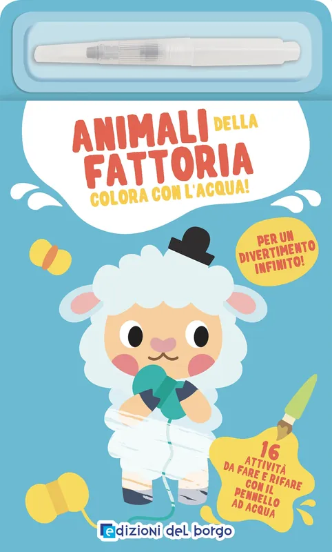 Animali della fattoria Colora con l‘acqua Ultime Pezzi