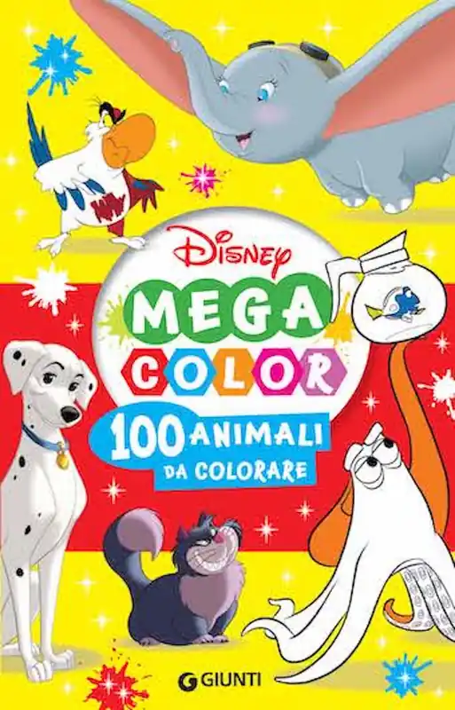 Offerta Del Giorno Mega color Disney 100 animali da colorare