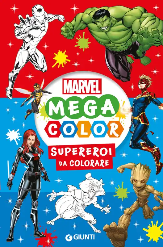 Soddisfatti O Rimborsati Mega color Marvel Supereroi da colorare