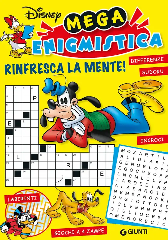 Occasione Imperdibile Mega enigmistica Disney Rinfresca la mente! Differenze, sudoku, labirinti, giochi a 4 zampe