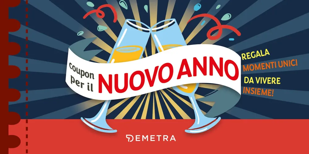 Coupon per il nuovo anno Regala momenti unici da vivere insieme! Solo Oggi