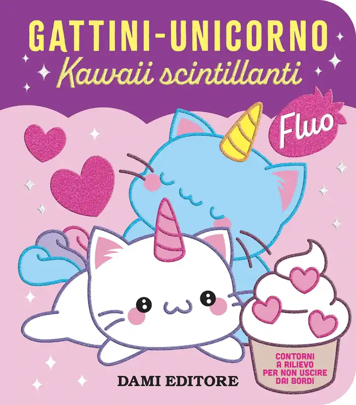 Nuova Collezione Gattini - Unicorno Kawaii scintillanti