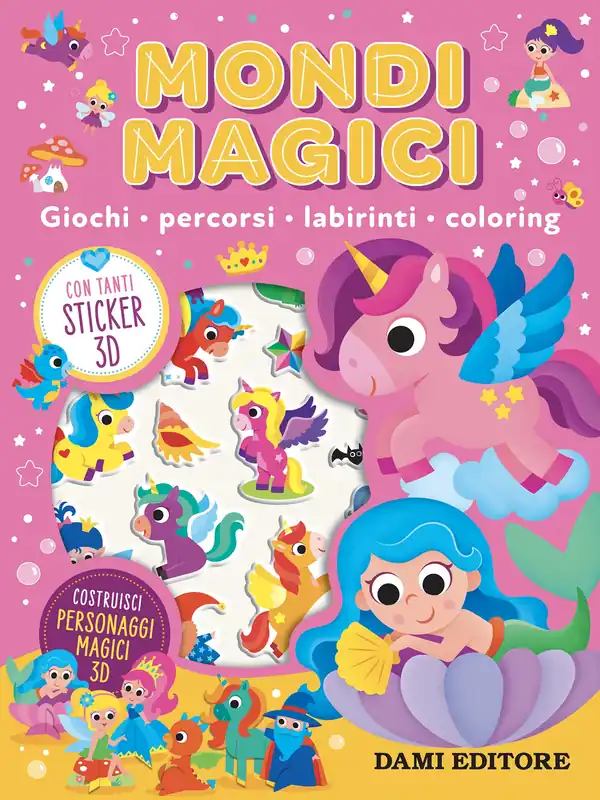Di Tendenza Mondi Magici Giochi, percorsi, labirinti, coloring