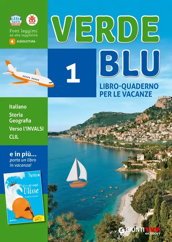 Scelto Dai Clienti Verdeblu 1 + Il re dei viaggi Ulisse Libro-quaderno di Italiano, Storia e Geografia per le vacanze