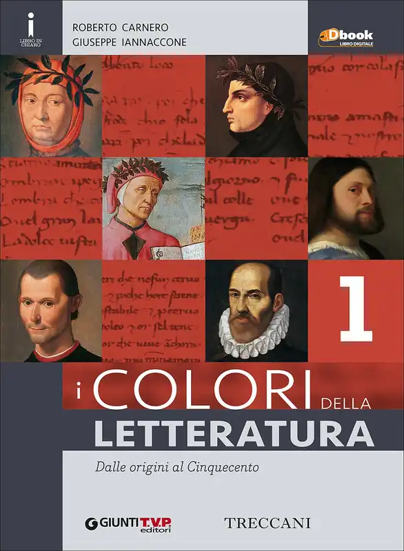 I colori della letteratura 1 - Dalle origini al Cinquecento + Quaderno di scrittura + Divina Commedia conf. vendita Di Tendenza
