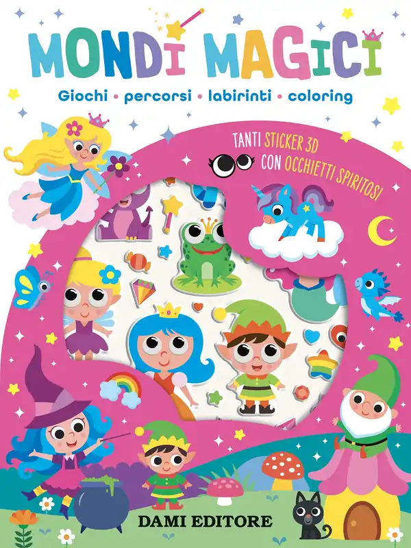 Affare Mondi Magici Giochi, percorsi, labirinti, coloring