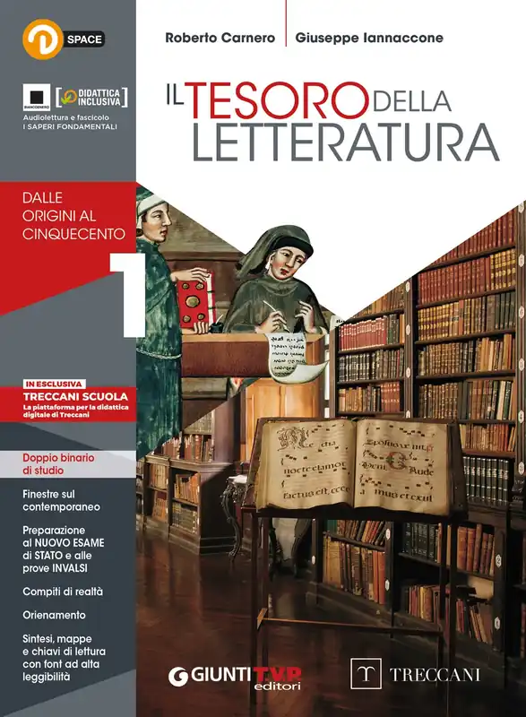 Promo Stagionale Il tesoro della letteratura vol 1 + Palestra di Scrittura + Antologia della Divina Commedia Confezione Vendita