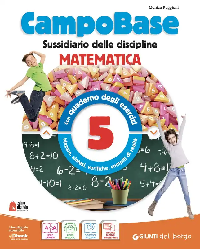 CampoBase 5 - Confezione vendita - VERSIONE MONODISCIPLINA - Area matematico-scientifica MATEMATICA, SCIENZE Bestseller