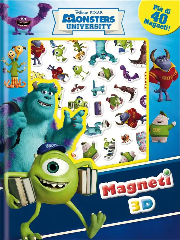 Magneti 3D - Monsters University Più di 40 magneti! Offerta Del Giorno